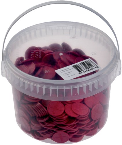 Consumptiemunt Combicraft rood 750 stuks-3