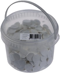 Consumptiemunt Combicraft wit 750 stuks