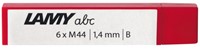 POTLOODSTIF LAMY M44 ABC 1.4MM 6 Stuk