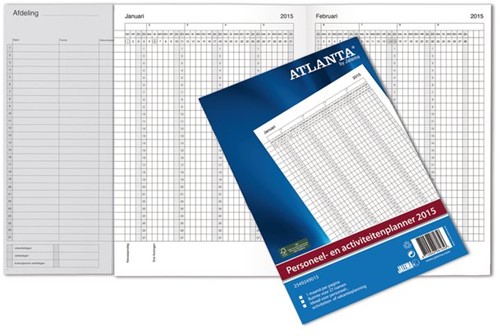 PLANNER JAAR ATLANTA 25492492014 2014 A4 1 STUK