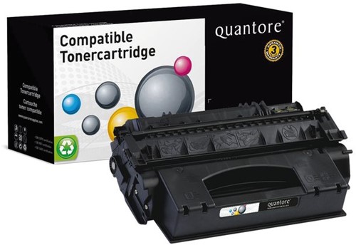 TONERCARTRIDGE QUANTORE HP CE505X 6.5K ZWART 1 Stuk