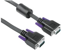 KABEL HAMA VGA 3 STERREN 1.8M ZWART 1 Stuk