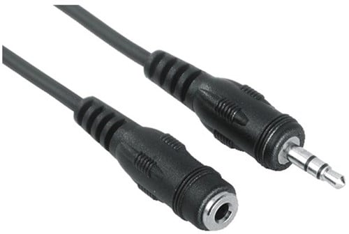 KABEL HAMA JACK 3.5MM SOCKET 2.5M 1 Stuk