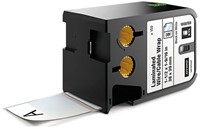 LABELTAPE DYMO 1868708 38MMX39MM XTL WIT/ZWART 1 STUK