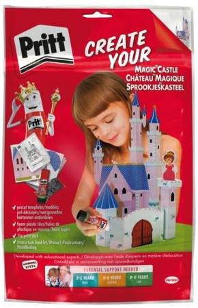 KNUTSEL LIJM CRAFTING KIT KASTEEL 1 Stuk