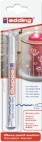 Paintmarker edding 751 op oliebasis 1-2mm wit blister à 1 stuk