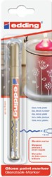 Paintmarker edding 751 op oliebasis 1-2mm goud blister à 1 stuk