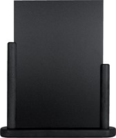 Krijtbord Securit 323x270x71mm zwart hout-2