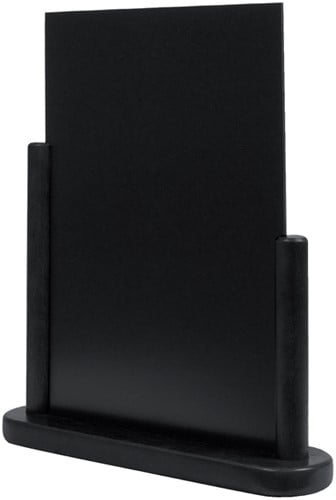 Krijtbord Securit 21x28x7cm zwart hout