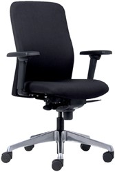 Bureaustoel Milano 001 2D armleggers