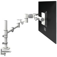 Monitorarm 2 schermen Dataflex bureau 130 - wit 1 Stuk-1