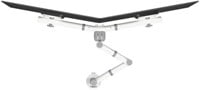 Monitorarm 2 schermen Dataflex bureau 130 - wit 1 Stuk-3