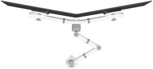Monitorarm 2 schermen Dataflex bureau 130 - wit 1 Stuk-3