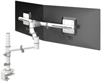 Monitorarm 2 schermen Dataflex bureau 130 - wit 1 Stuk
