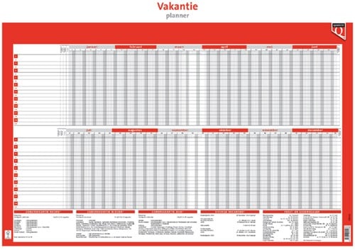 Vakantieplanner 2025 Quantore