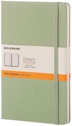 NOTITIEBOEK MOLESKINE LARGE LIJN WILGENGROEN 1 Stuk