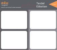 SCHOOLETIKET DRESZ BOYS TEXTIEL ZWART/GRIJS 1 STUK