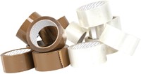 Verpakkingstape Quantore 50mmx60m PP bruin 6 rollen-2