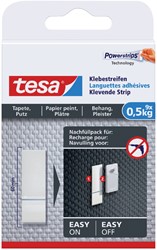 Kleefstrips tesa® behang & pleisterwerk 0,5kg wit 9 stuks 9 stuks