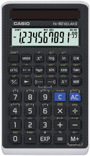 Rekenmachine Casio FX-82solar II One-Stop-Office-Shop.nl