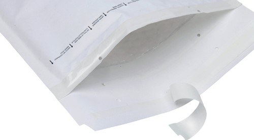 Cd envelop Quantore luchtkussen 175x200mm wit 100 stuks-2