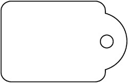 Label Apli karton nr 392 36x53mm wit 500 stuks