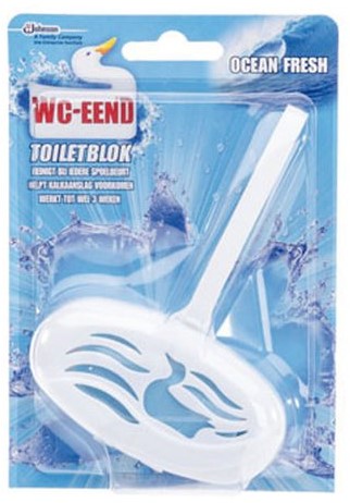 TOILETBLOK WC-EEND MET HOUDER 1 Stuk