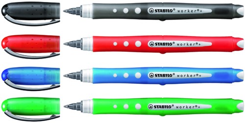 Rollerpen STABILO worker colorful 2019/40 medium rood-2