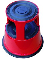 Opstapkruk Desq 420mm metaal rood