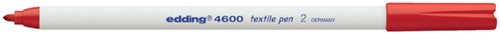 Textielmarker edding 4600 rond 1mm rood