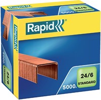 Nieten Rapid 24/6 verkoperd standaard 5000 stuks