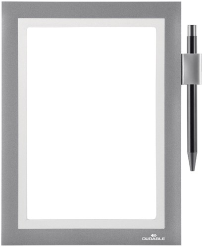 Duraframe Durable 499423 Note A5 zelfklevend zilvergrijs