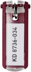 Sleutellabel Durable 1957 met ring rood