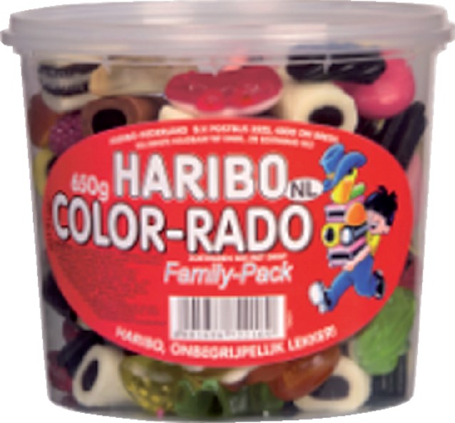 COLORADO HARIBO 650GR WINE GUM + ENGELSE DROP 650 Gram OneStopOffice