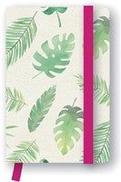 NOTITIEBOEK TENEUES GREEN FLORAL 10X15 176BLZ 1 Stuk