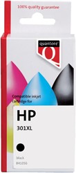 INKCARTRIDGE QUANTORE HP 301XL CH563EE HC ZWART 1 Stuk