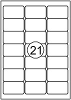 Etiket Quantore 63.5X38.1mm 315 stuks