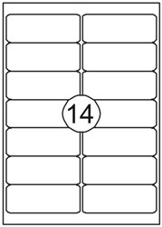 ETIKET RILLSTAB L/I/K 99.1X38.1MM 1400ST 100 VEL