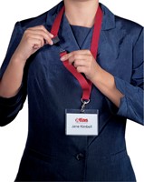 Textielkoord Durable 8137 met karabijnhaak groen-3