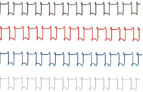 Draadrug Fellowes 14mm 34-rings A4 zilver 100 stuks-2