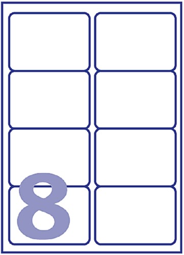 Etiket Avery J8165-10 99.1x67.7mm wit 80 etiketten-2