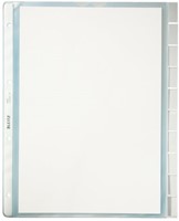 SHOWTAS LEITZ + TAB A4 PVC TRANSP 10 Stuk