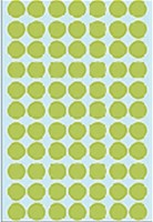 Etiket HERMA 2235 rond 13mm groen 2464stuks-2