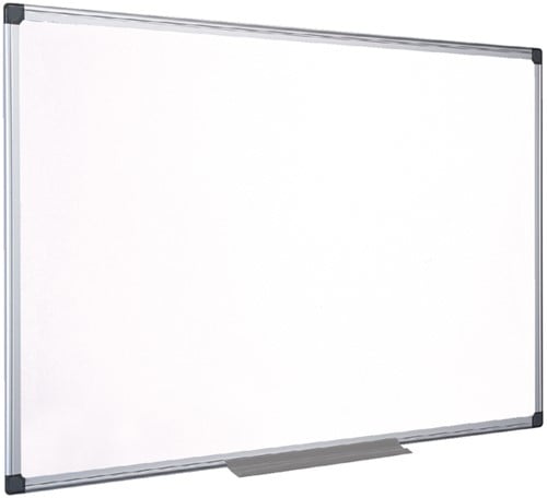 Whiteboard Quantore 90x120cm magnetisch gelakt staal