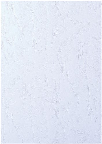 Voorblad Fellowes A4 lederlook wit 100 stuks-3