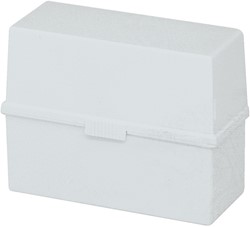 Kaartenbak Exacompta A5 kunststof grijs