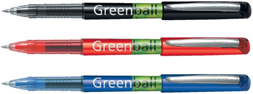 Rollerpen PILOT Greenball Begreen medium rood-3