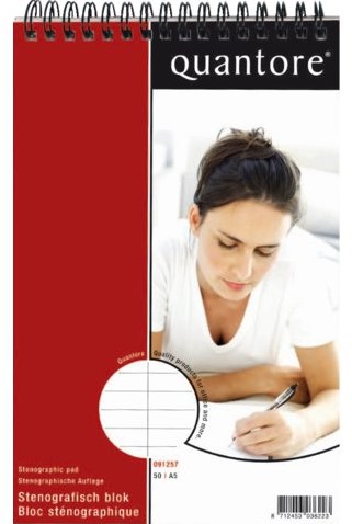 STENOBLOK QUANTORE 220X144 LIJN 1 Stuk