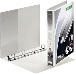 Presentatieringband Leitz SoftClick A4 Maxi 4-rings D-mech 20mm wit