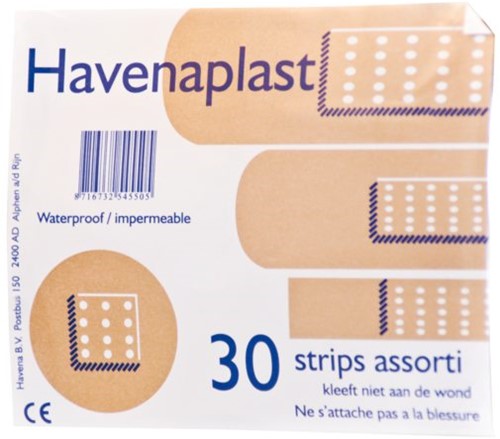 PLEISTER PHARMAPLAST STRIPS 30STUKS ASSORTI 30 Stuk